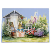 Peter the Rabbit Garden Shed Große Geschenktüte (Vorderseite)