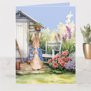 Peter the Rabbit Garden Shed Karte