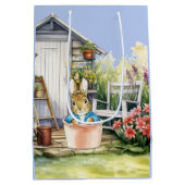Peter the Rabbit Garden Shed Mittlere Geschenktüte (Rückseite)