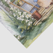 Peter the Rabbit Garden Shed Seidenpapier (Detail)