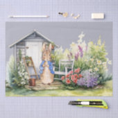 Peter the Rabbit Garden Shed Seidenpapier (Handwerk)