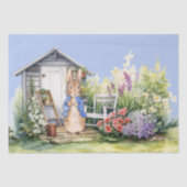 Peter the Rabbit Garden Shed Seidenpapier (Vorderseite)