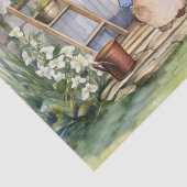 Peter the Rabbit Garden Shed Seidenpapier (Detail)