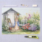 Peter the Rabbit Garden Shed Seidenpapier (Handwerk)