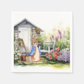 Peter the Rabbit Garden Shed Serviette (Vorderseite)