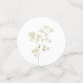 Peter the Rabbit Gender Monogram Wappen Baby Showe Konfetti (Klein Vorderseite)