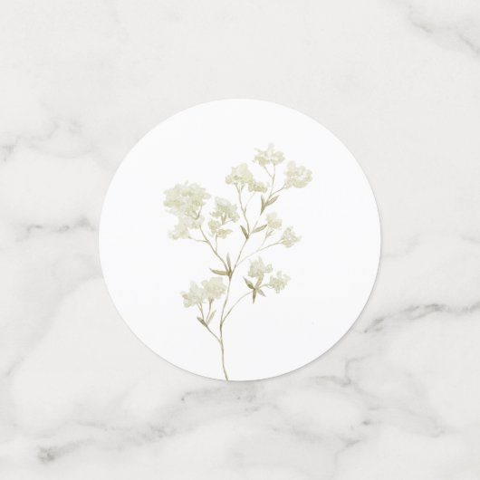 Peter the Rabbit Gender Monogram Wappen Baby Showe Konfetti (Klein Vorderseite)