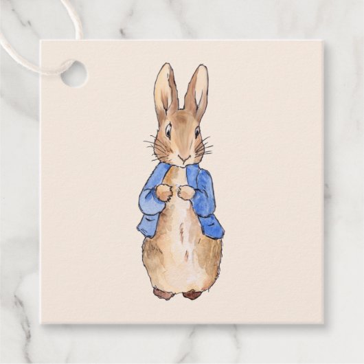 Peter the Rabbit Geschenkanhänger (Vorderseite)