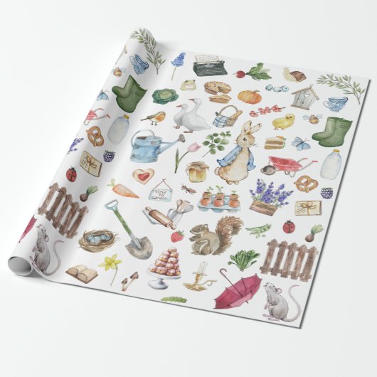 Peter the Rabbit Geschenkpapier (Ungerollt)