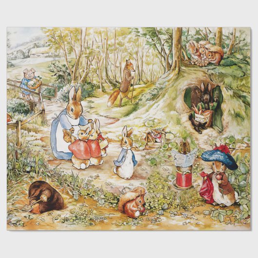 Peter the Rabbit Geschenkpapier (Flach)