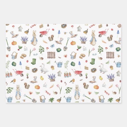 Peter the Rabbit Geschenkpapier Set (Vorderseite 3)