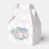 Peter the Rabbit Girl Clothesline Baby Shower   Geschenkschachtel (Vorderseite)