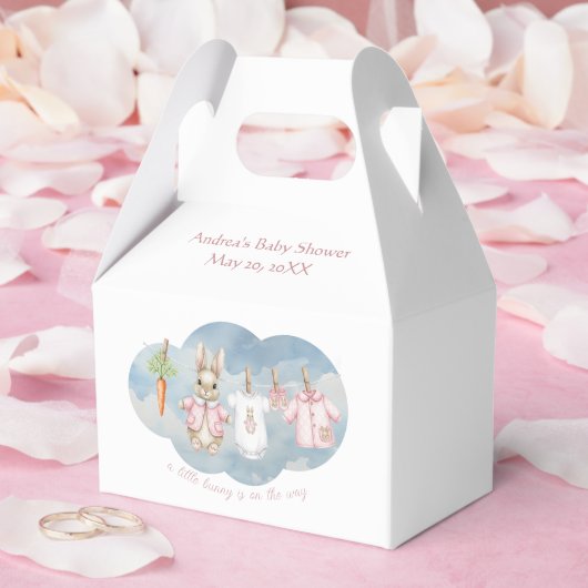 Peter the Rabbit Girl Clothesline Baby Shower Geschenkschachtel (Hochzeit)