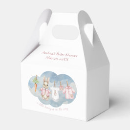 Peter the Rabbit Girl Clothesline Baby Shower Geschenkschachtel