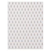 Peter the Rabbit Gray Linen Texture Tischdecke (Vorderseite)