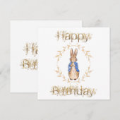 Peter the Rabbit Happy Birthday (Vorne/Hinten)