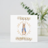 Peter the Rabbit Happy Birthday (Stehend Vorderseite)