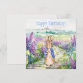 Peter the Rabbit Happy Birthday (Vorne/Hinten)