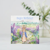 Peter the Rabbit Happy Birthday (Stehend Vorderseite)