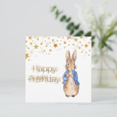 Peter the Rabbit Happy Birthday (Stehend Vorderseite)