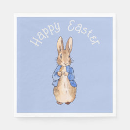 Peter the rabbit Happy Easter greeting Serviette