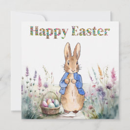Peter the Rabbit Happy Oaster Dankeskarte