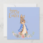 Peter the Rabbit Happy Oaster Einladung (Vorderseite)