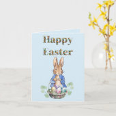Peter the Rabbit Happy Oaster Karte (Gelbe Blume)