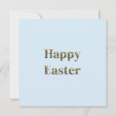 Peter the Rabbit Happy Oaster Karte (Rückseite)