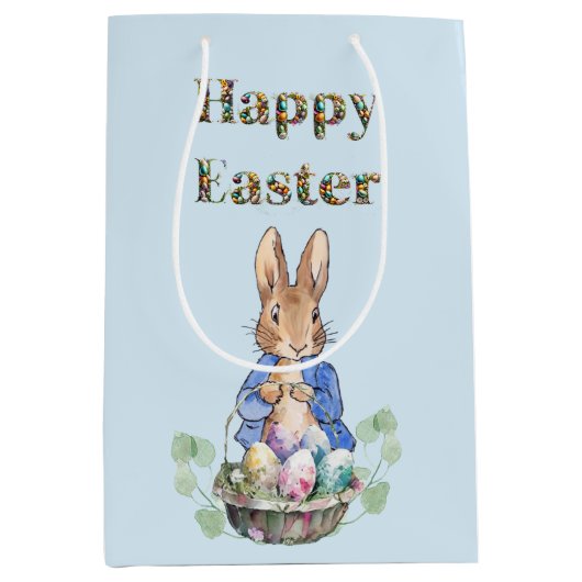 Peter the Rabbit Happy Oaster Mittlere Geschenktüte (Vorderseite)