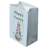 Peter the Rabbit Happy Oaster Mittlere Geschenktüte (Rückseite Schrägansicht)