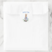 Peter the Rabbit Happy Oaster Runder Aufkleber (Tasche)