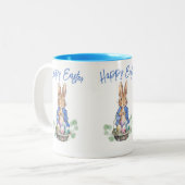 Peter the Rabbit Happy Oaster Zweifarbige Tasse (Vorderseite Links)