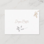 Peter the Rabbit Herbst Herbst Winter Baby Dusche Begleitkarte (Rückseite)