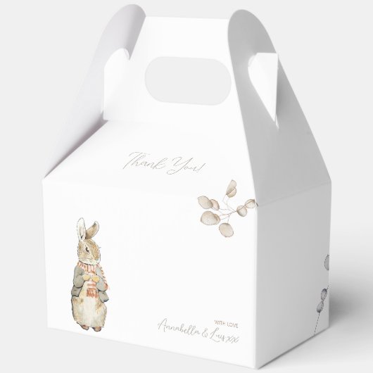 Peter the Rabbit Herbst Herbst Winter Baby Dusche Geschenkschachtel (Rückseite)