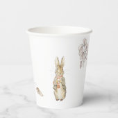Peter the Rabbit Herbst Herbst Winter Baby Dusche Pappbecher (Rückseite)