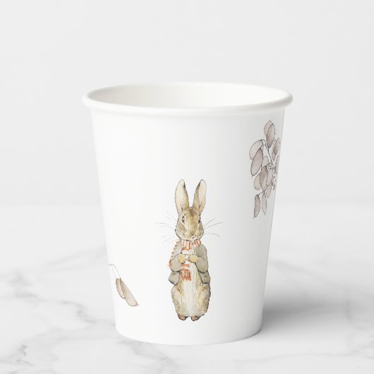 Peter the Rabbit Herbst Herbst Winter Baby Dusche Pappbecher (Rückseite)