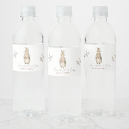 Peter the Rabbit Herbst Herbst Winter Baby Dusche Wasserflaschenetikett