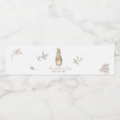 Peter the Rabbit Herbst Herbst Winter Baby Dusche Wasserflaschenetikett (Einzelnes Label)