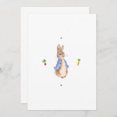 Peter the Rabbit individuell anpassbar Einladung (Vorne/Hinten)