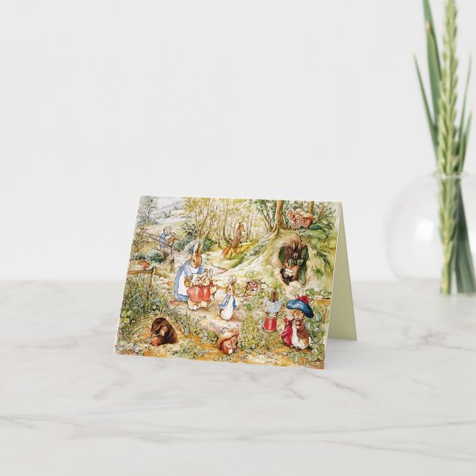 Peter the Rabbit Karte (Vorderseite)