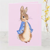 Peter the Rabbit Karte (Gelbe Blume)