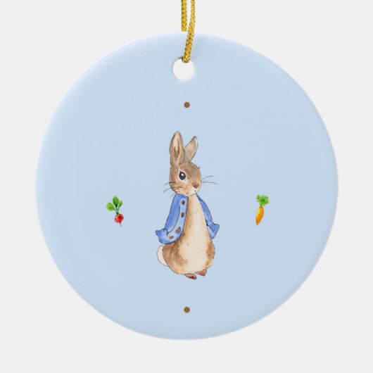 Peter the Rabbit Keramik Ornament (Vorne)