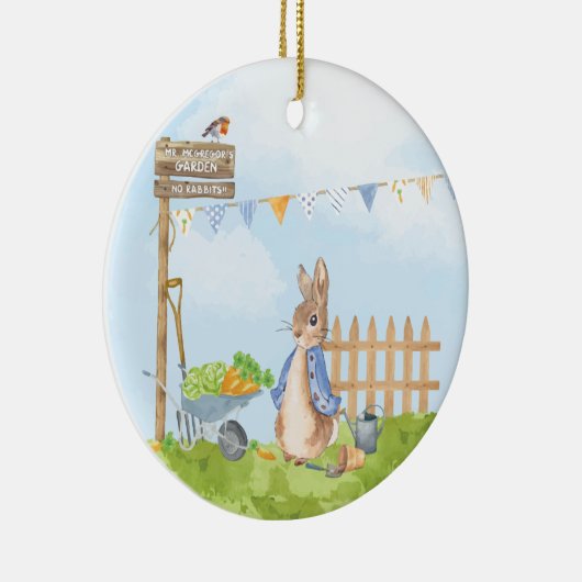 Peter the Rabbit Keramik Ornament (Rechts)