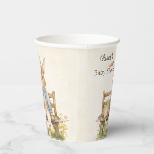 Peter The Rabbit - Kinderdusche - Vintag Pappbecher (Rechts)