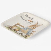 Peter The Rabbit - Kinderdusche - Vintag Pappteller (Gewinkelt)