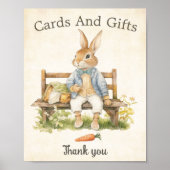 Peter the Rabbit - Kinderduschkarten und Geschenke Poster (Vorne)