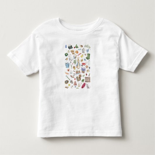 Peter the Rabbit Kleinkind T-shirt (Vorderseite)