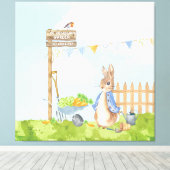 Peter the Rabbit Leinwanddruck (Insitu (Holzboden))