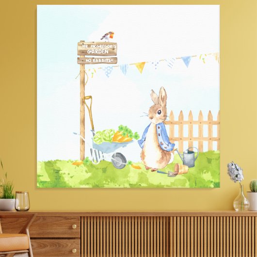 Peter the Rabbit Leinwanddruck (Insitu (Wohnzimmer))